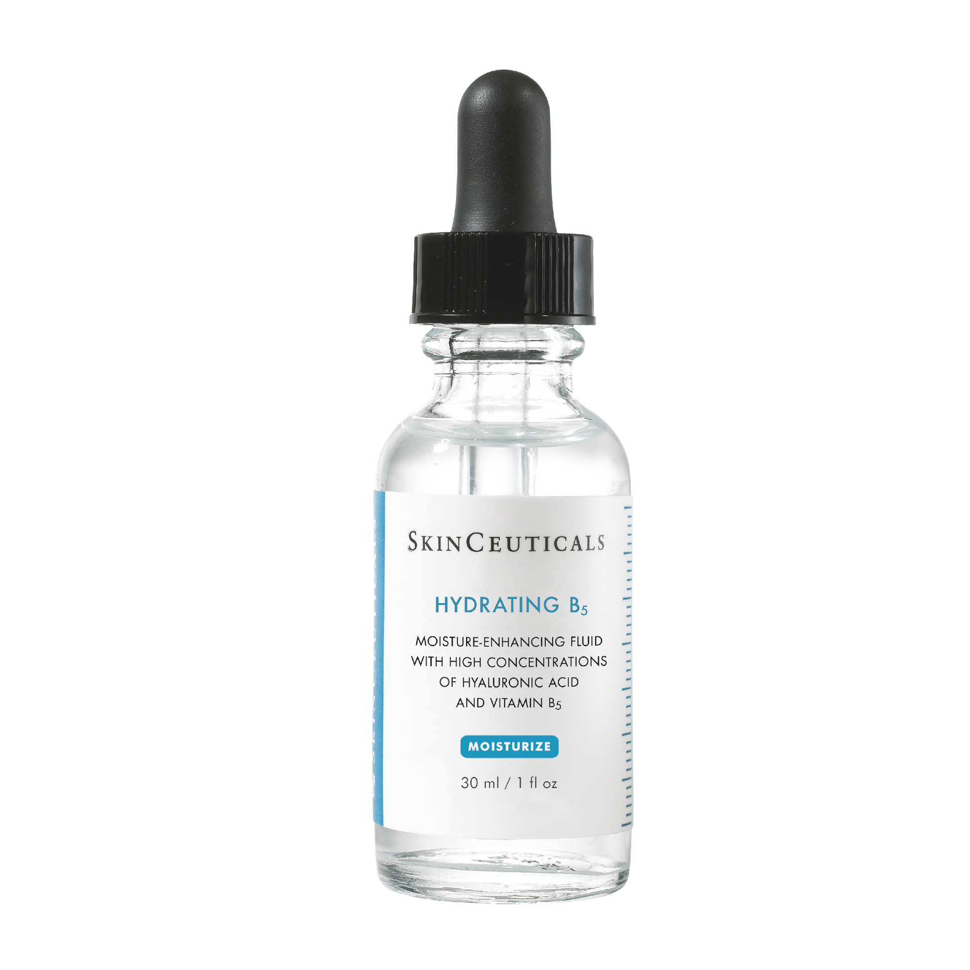 SkinCeuticals Hydrating B5 skincare dropper bottle on a white background